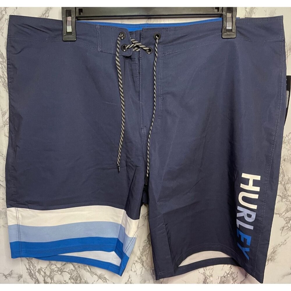 Hurley Mens Boardshorts Size 38 7.5" Inseam 18" Outseam Water Repellent & 4-Way - Picture 2 of 6